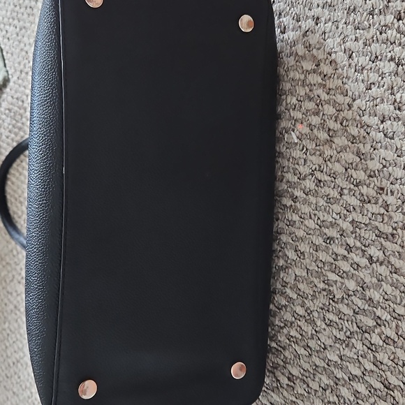 Kate Spade Margaux Large Leather Tote Black Taupe $298 - Picture 6 of 8